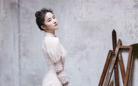 高清湖北省武汉影视女演员刘亦菲时尚芭莎仙气十足写真图片桌面壁纸第6张
