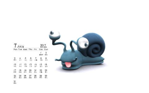 创意可爱卡通人物背景手机壁纸图片第0张