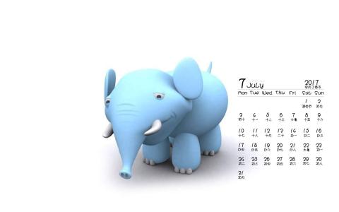 创意可爱卡通人物背景手机壁纸图片第3张