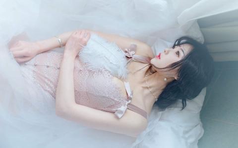 大陆女明星清新美女治愈系清纯唯美白皙高清桌面壁纸第1张