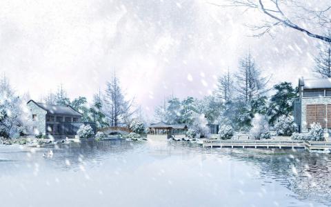 风景白雪图片 _ 第(5)张
