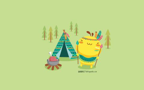 哈咪猫2017万圣节可爱卡通桌面壁纸第2张