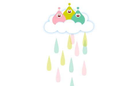 可爱卡通风格清新桌面壁纸第2张