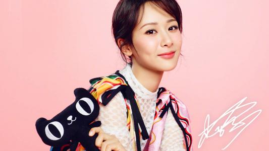 高清中国内地影视北京女演员杨紫温婉雅致写真图片桌面壁纸第1张