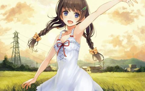 性感动漫卡通美女高清手机壁纸图片第2张