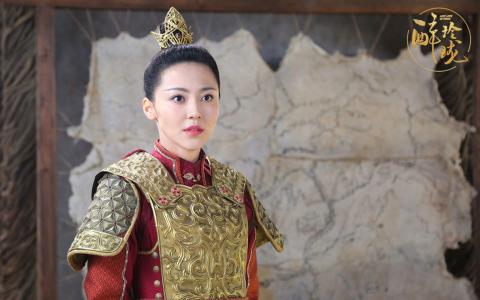 大陆内地四川成都女演员黄梦莹《醉玲珑》英姿飒爽剧照桌面壁纸第3张