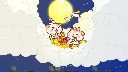 2017年元宵节可爱卡通桌面壁纸下载第4张