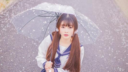 漂亮大陆95后长腿学生妹美女图片高清手机壁纸第1张