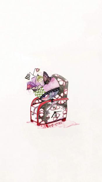 手绘动漫美女COS卡通手机壁纸图片第3张