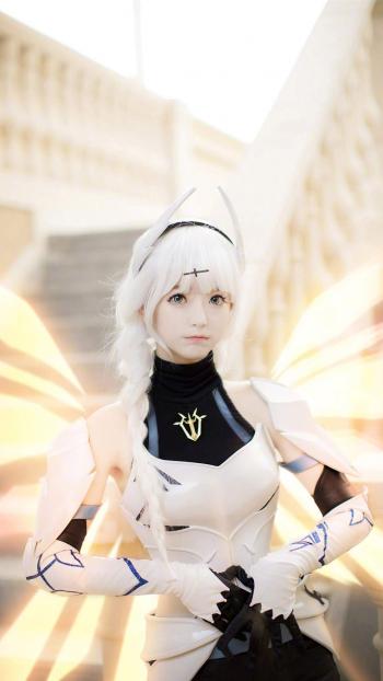 最流行造型清纯美少女cosplay天使个性写真高清壁纸第1张