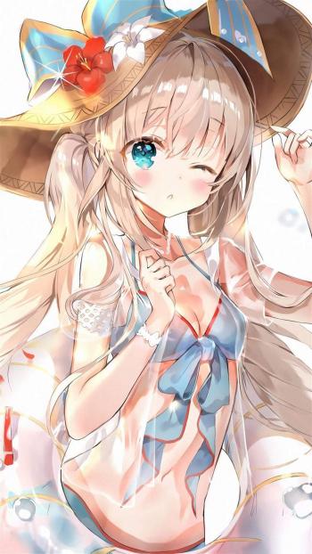 可爱卡通美少女动漫高清手机壁纸图片第4张
