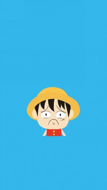 Q版海贼王路飞卡通动漫手机壁纸图片第5张