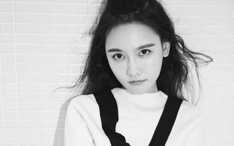 内地重庆渝中女演员孙骁骁清新脱俗时尚写真高清图片第3张