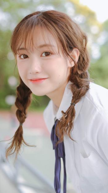 高清90后校花学生制服美女图片高清手机壁纸第0张