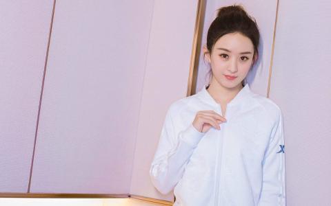 迪丽热巴红皮裙性感高清手机壁纸第0张