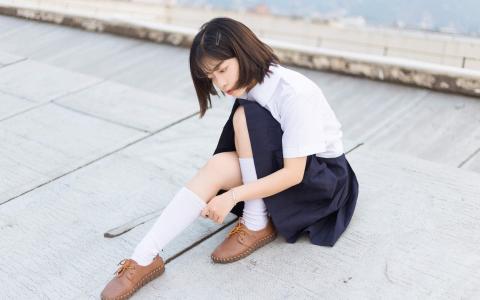 高清校花90后可爱清纯学生妹高清桌面壁纸第0张