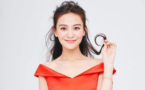 中国内地安徽女演员海铃黑色皮裙干练写真图片第1张