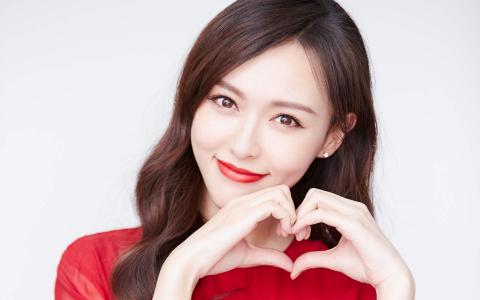 高清中国内地影视上海市女演员唐嫣美艳红妆性感写真图片第3张