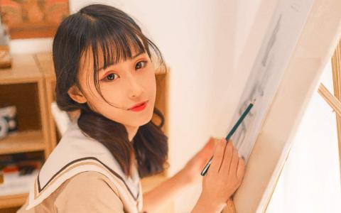 高清校花05后清纯甜美美女学生妹高清桌面壁纸第0张