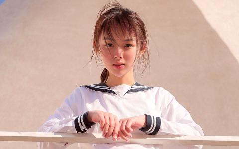 高清校花90后美女制服学生妹唯美高清桌面壁纸第0张