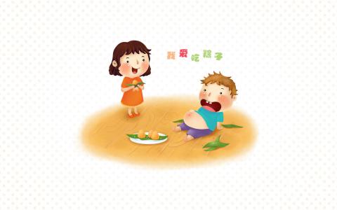 端午节美味粽子桌面壁纸第6张