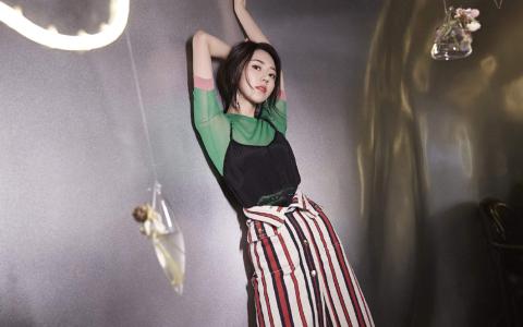 大陆内地四川成都女演员黄梦莹优雅迷人写真桌面壁纸第3张