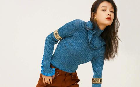 林省通化市集安女明星孙怡清新甜美写真桌面壁纸第4张