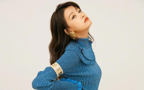 林省通化市集安女明星孙怡清新甜美写真桌面壁纸第5张