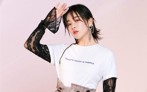 高清中国内地代黑龙江省哈尔滨新生女演员阚清子眼眸动人清新性感时尚大气艺术写真图片第6张