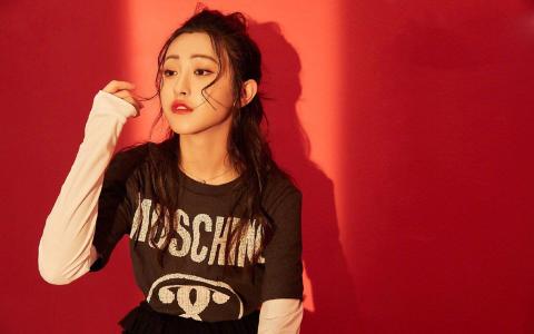 高清上海美女朱圣祎甜美阳光时尚街拍图片第3张