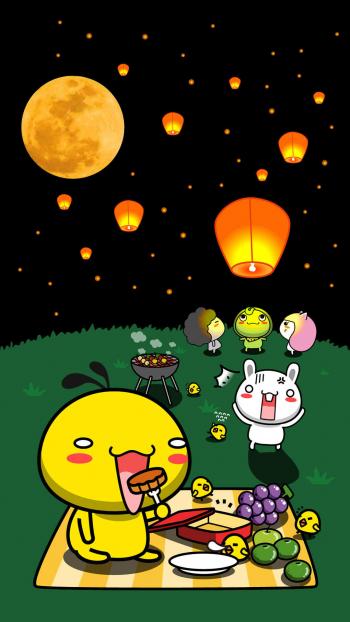 中秋节月饼甜美美食精选高清平板壁纸图片大全第1张