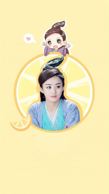 赵丽颖性感露肩写真手机壁纸第0张