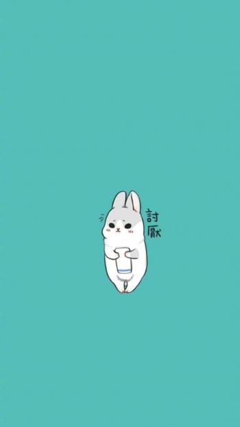 超可爱的卡通兔子图片手机壁纸第6张