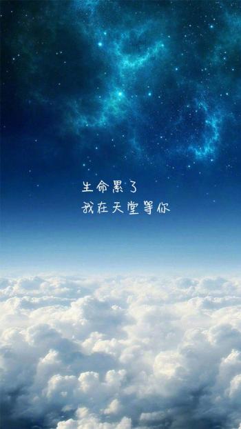 清新文字控文艺风手机壁纸第3张
