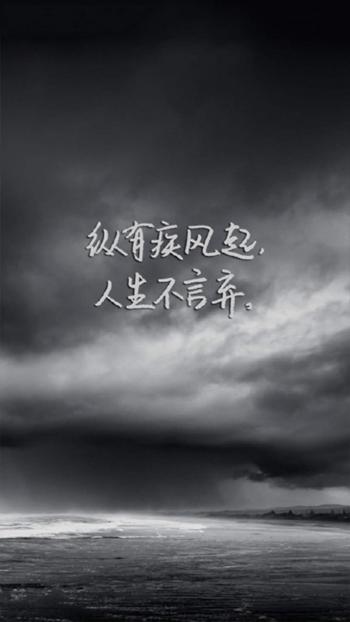 创意黑白文字控高清手机壁纸第5张