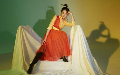 中国内地黑龙江齐齐哈尔女演员祝绪丹时髦俏皮高清桌面壁纸第2张