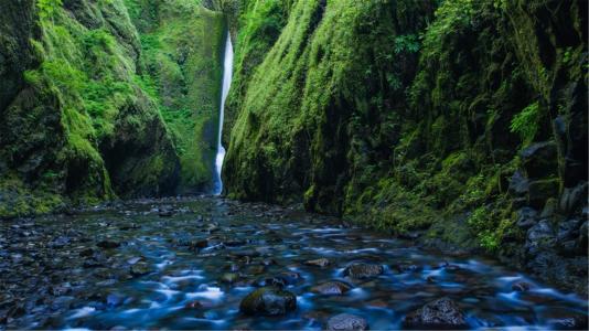 冰岛众神瀑布风景摄影高清宽屏桌面壁纸第4张
