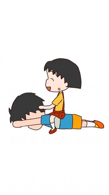 可爱樱桃小丸子手机壁纸第2张