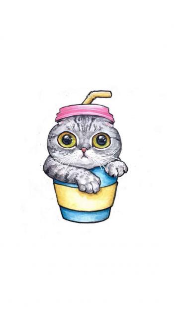 超可爱小猫图片高清手机壁纸第2张