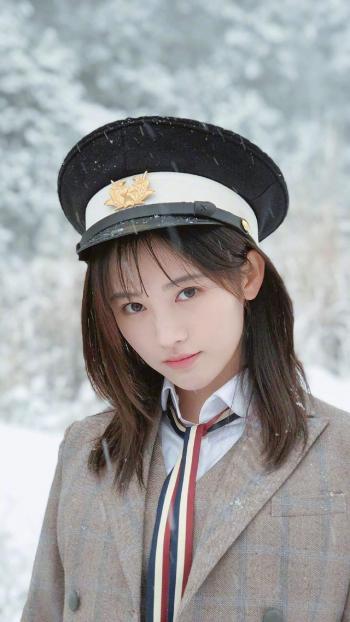 高清四川省遂宁美女鞠婧祎俏皮元气高清手机壁纸第4张