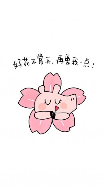 2019猪年可爱卡通小猪图片手机壁纸第5张