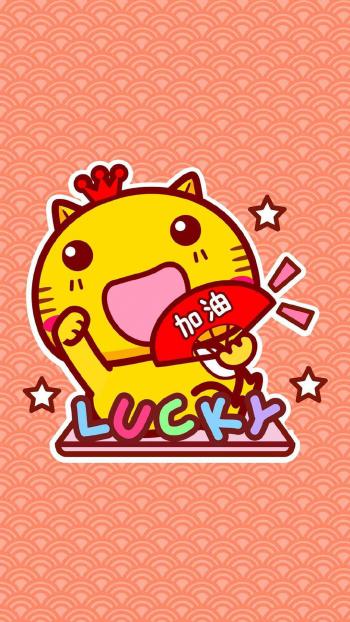 哈咪猫招财猫可爱图片手机壁纸第5张