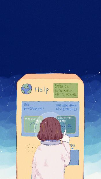 可爱女生创意手机壁纸图片第0张