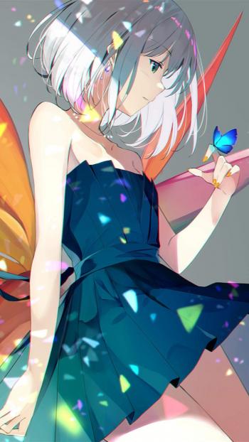 唯美动漫少女高清壁纸图片第1张