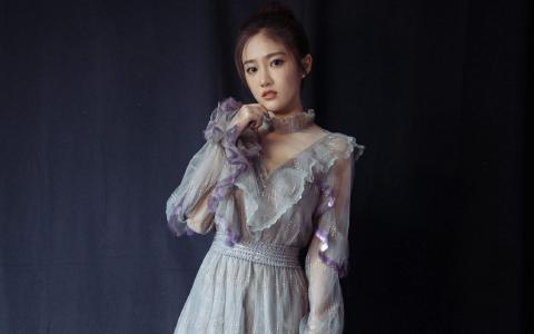 中国内地海市女演员汤梦佳甜美迷人写真桌面壁纸第1张