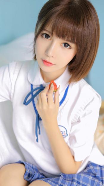 高清校花90后可爱清纯学生妹高清桌面壁纸第1张
