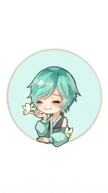 二次元动漫人物手绘插画手机壁纸第6张