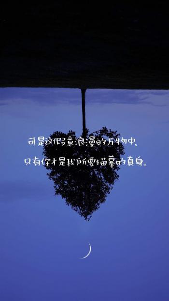 唯美意境图文文艺手机壁纸第3张