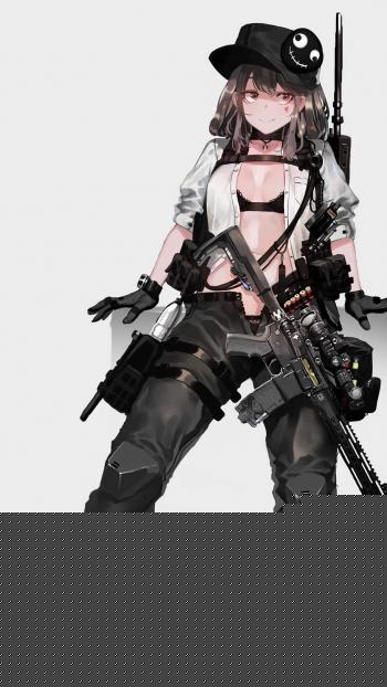性感动人二次元美女手机壁纸第1张