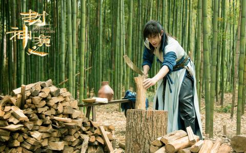 罗晋魅力型男冬日户外写真图片第4张